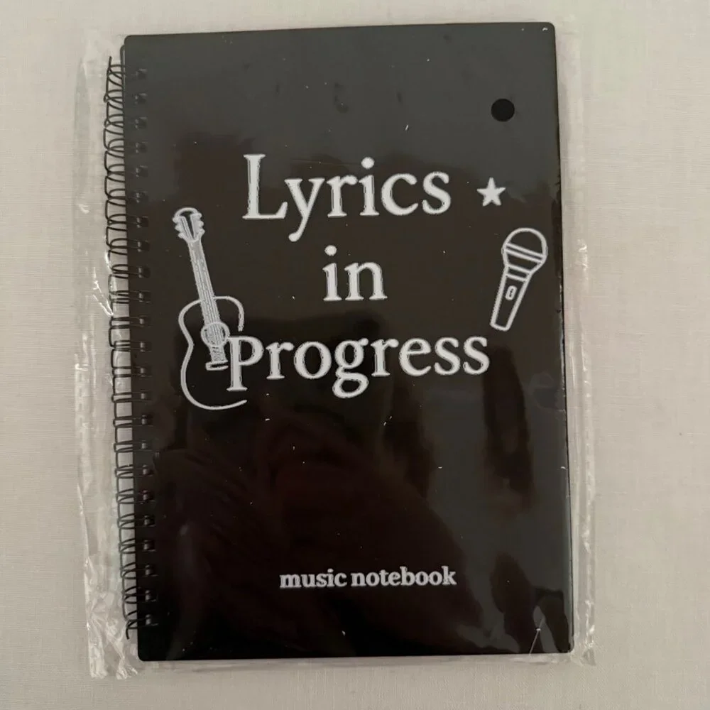 Songwriter Lyrics Ideas Desk Set Music Notebook Pens Notepads